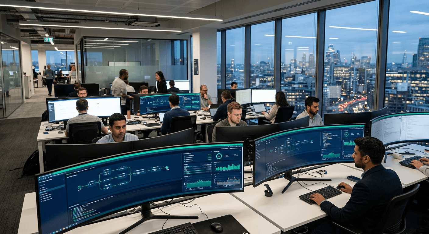 Straight-Through Processing Assurance — Financial Services — Automation case study illustration